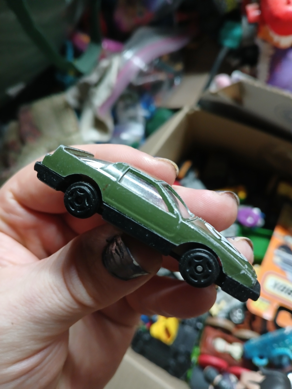 1:64 scale Pontiac Firebird Trans Am die-cast car  an army green "military Rare